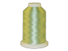 Brother embroidery thread spool in yellow-green gradient with glossy finish