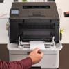 Brother HL-L8430CDWT color laser printer with dual paper trays and touchscreen display