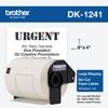 Brother DK-1241 white paper shipping label roll in black cartridge for QL series printers