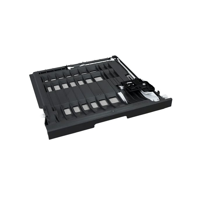 Brother printer paper tray accessory with adjustable guides for multiple paper sizes