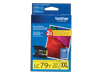Brother LC79Y super high-yield yellow ink cartridge packaging with 1200-page yield