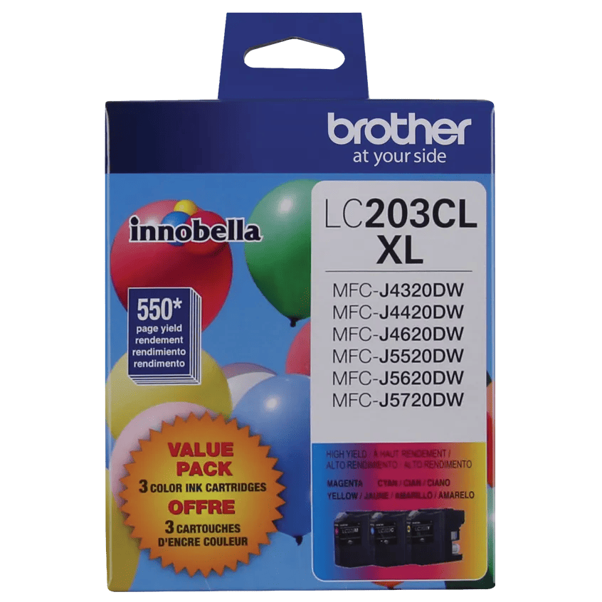 Genuine LC2033PKS High-yield 3 pack color Ink Cartridges | Brother