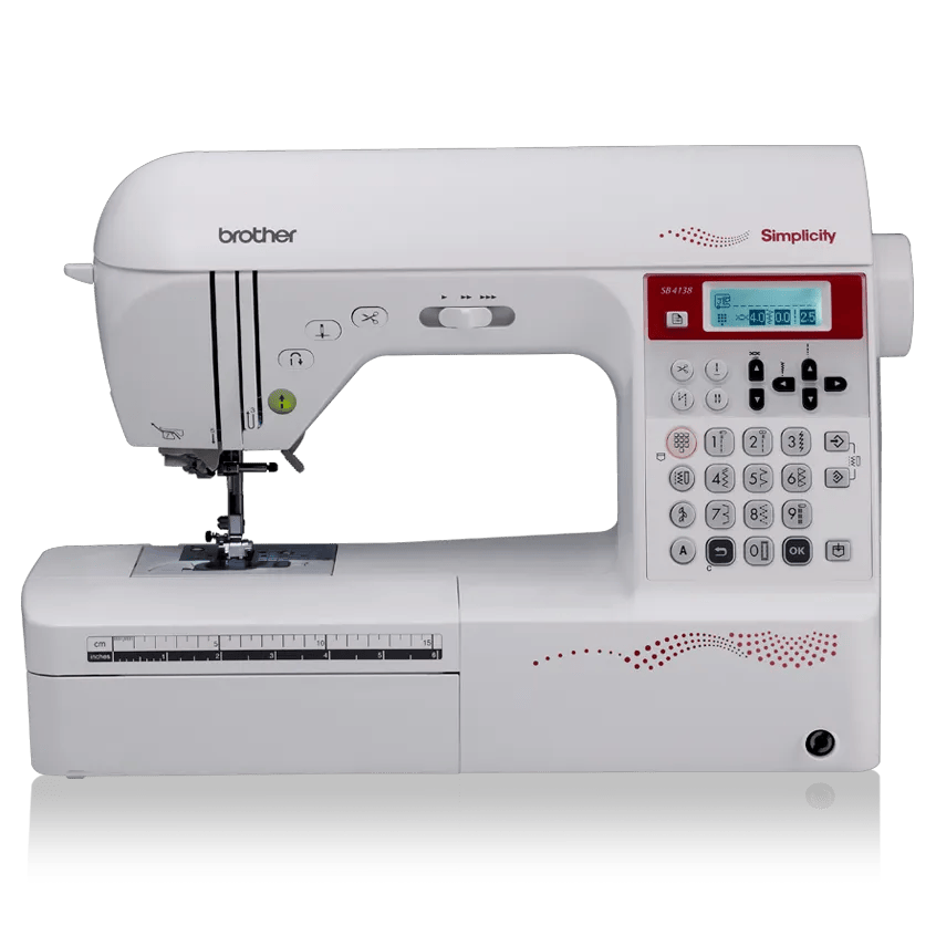 Brother Simplicity computerized sewing machine with LCD screen and built-in stitches