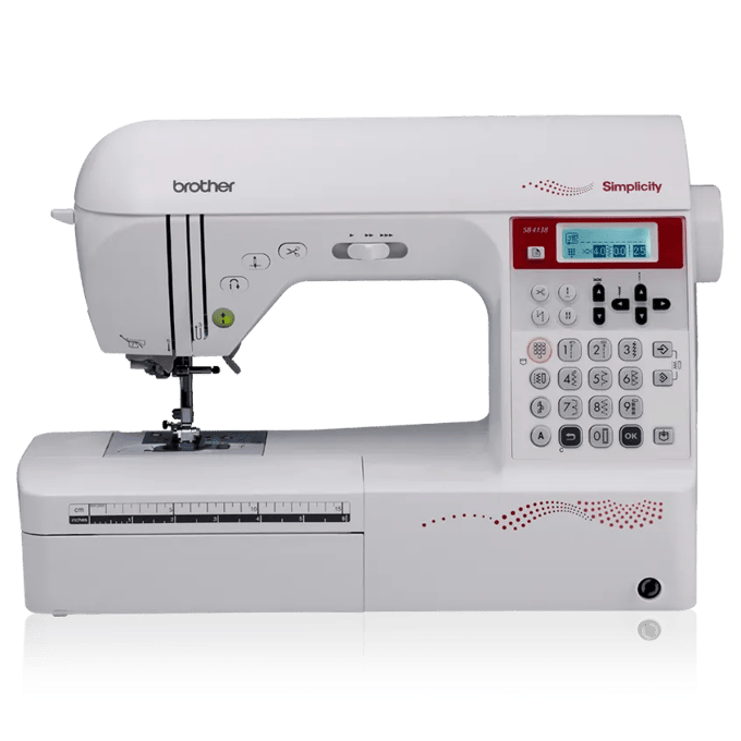 Brother Simplicity computerized sewing machine with LCD screen and built-in stitches