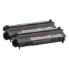 Brother TN750 high-yield black toner cartridge 2-pack for laser printers