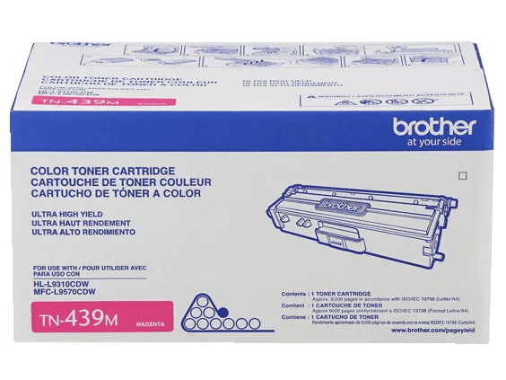 Brother Genuine TN439M Ultra High-yield Magenta Toner Cartridge, , large
