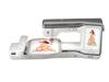 Brother Stellaire XJ2 embroidery machine with touchscreen and floral design in hoop