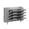 Brother MX4000 multi-tray finisher with four open paper trays numbered 1 through 4