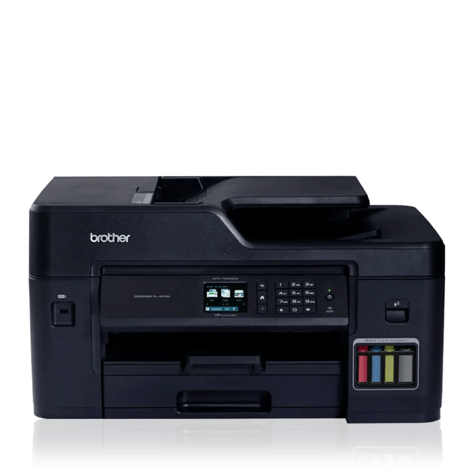 Impresora multifunción de inyección de tinta Brother MFC-T4500DW con tanques recargables