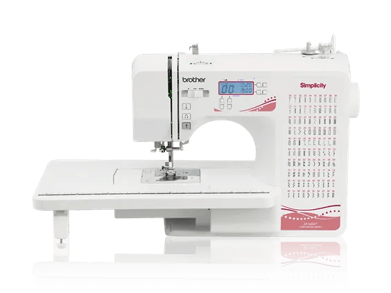 Brother Simplicity sewing machine with digital display and built-in stitches
