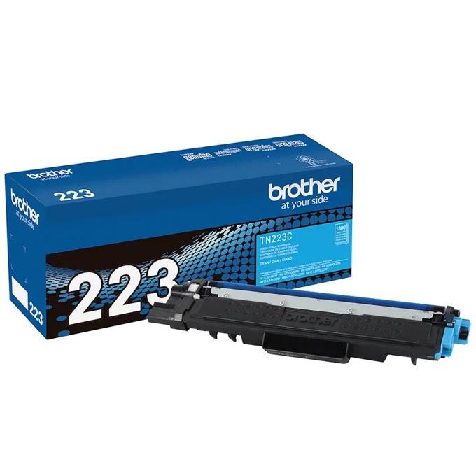 Brother Genuine TN223C Standard-yield Cyan Toner Cartridge, , large