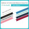 Brother P-touch embellish satin ribbon tape in multiple colors with product codes displayed