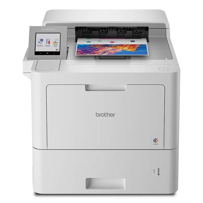 Brother HL-L9470CDN color laser printer with touchscreen printing vibrant document