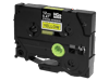Brother HGe 12mm black on yellow label tape cartridge with strong adhesive