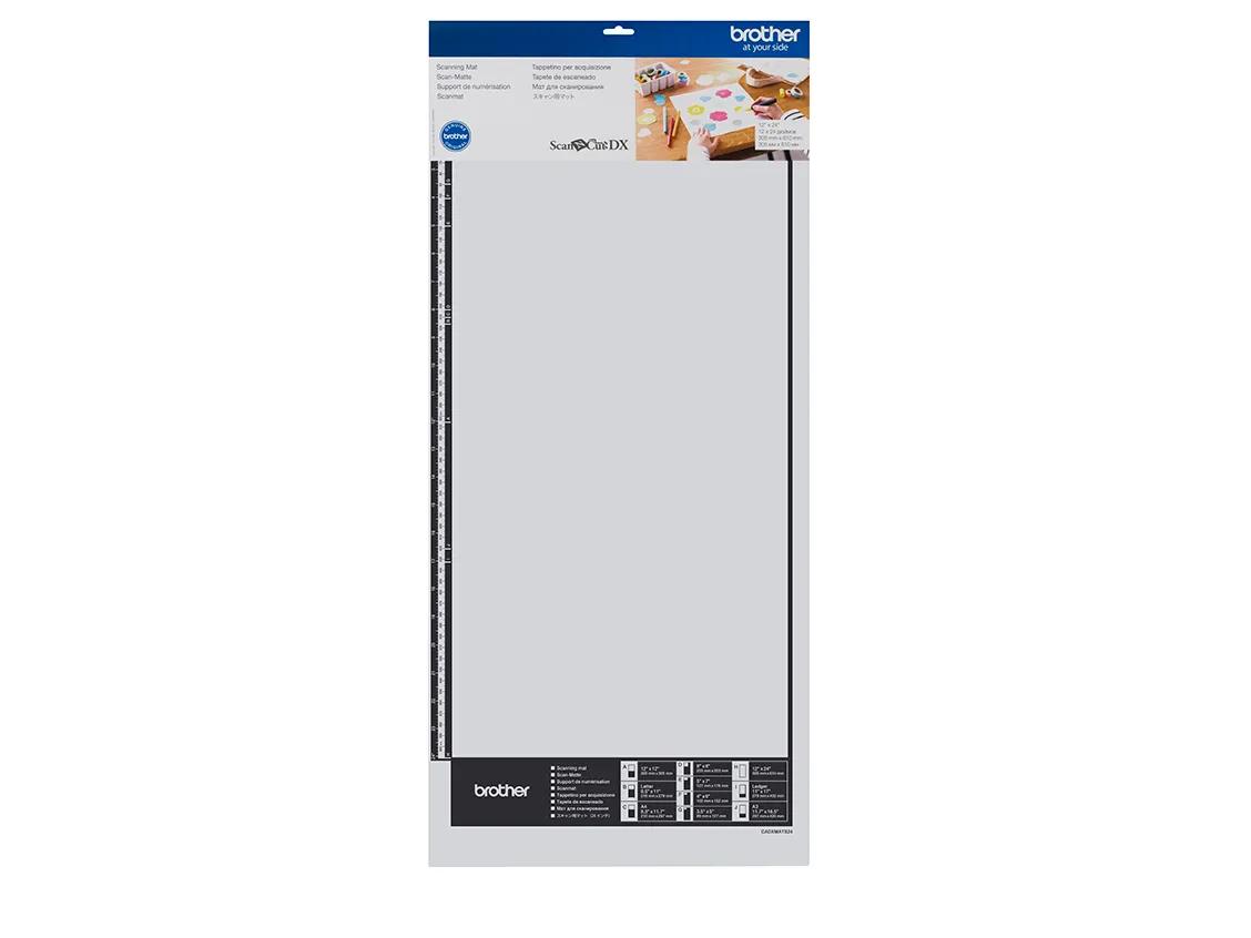 Brother ScanNCut DX scanning mat in packaging with ruler edge for precise cutting