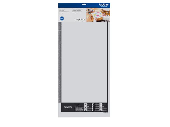 Brother ScanNCut DX scanning mat in packaging with ruler edge for precise cutting