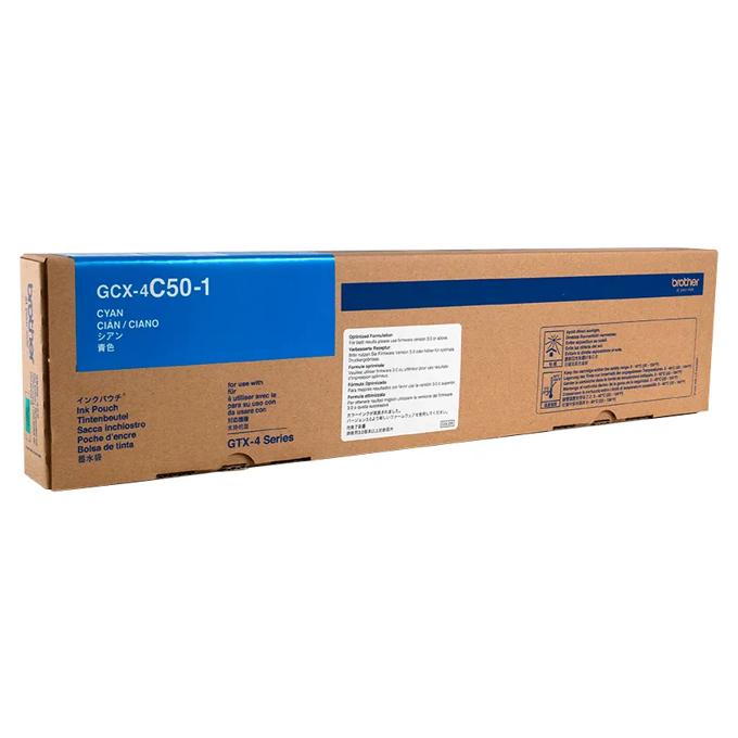 Bolsa de tinta cian Brother GCX-4C50-1 para impresoras textiles serie GTX-4