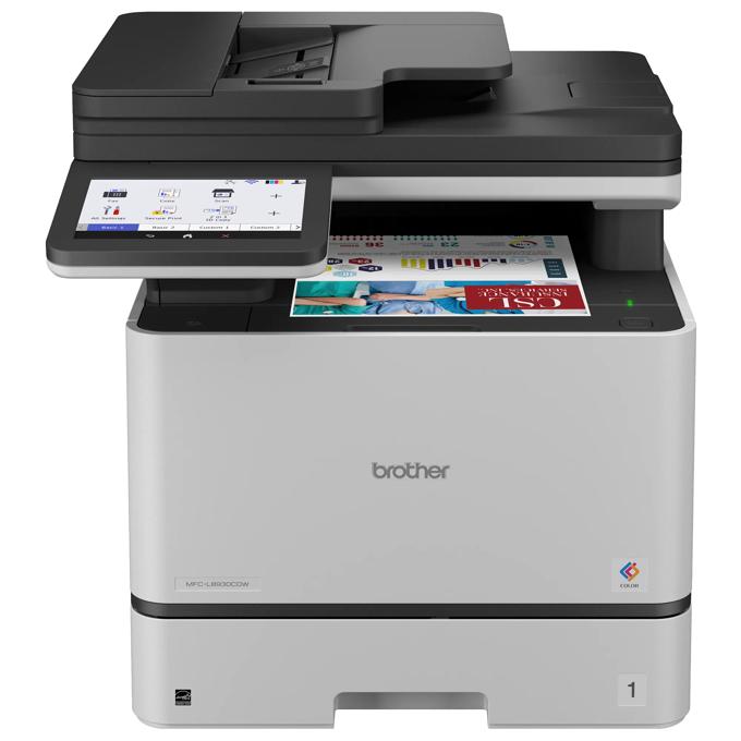 Brother MFC-L8930CDW color laser all-in-one printer with touchscreen and automatic document feeder