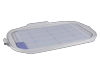 Brother embroidery hoop with grid markings for precise fabric positioning
