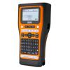 Brother P-touch EDGE label maker with QWERTY keyboard and digital display showing PT-E560BT