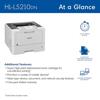 Brother HL-L5210DN monochrome laser printer with automatic two-sided printing and gigabit ethernet