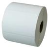 Brother white die-cut label roll with perforated sections on cardboard core
