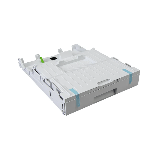 Brother printer paper tray with adjustable guides for multiple paper sizes