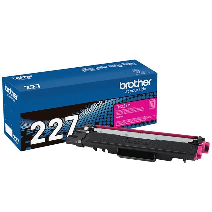 Brother Genuine TN227M High-yield Magenta Toner Cartridge, , large