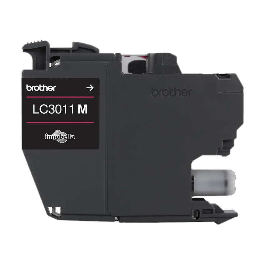 Brother Genuine LC3011M Standard-yield Magenta Ink Cartridge, Magenta, medium