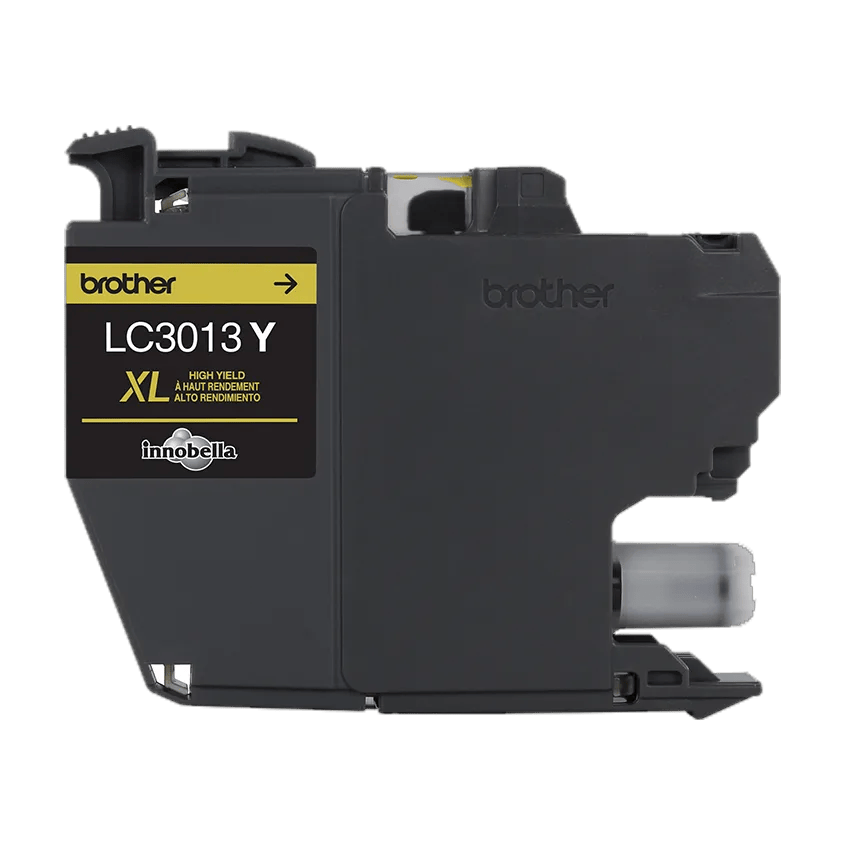 Brother Genuine LC3013Y High-yield Yellow Ink Cartridge, Yellow, medium