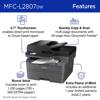 Brother MFC-L2807DW Wireless Compact Monochrome Laser All-in-One Printer, , small