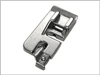 Brother sewing machine presser foot attachment with metal finish