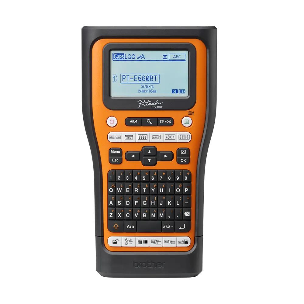 صفحه‌کلید QWERTY و نمایشگر Brother PT-E560BTVP
