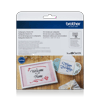 Brother ScanNCut DX calligraphy starter kit with decorative cards and crafting supplies