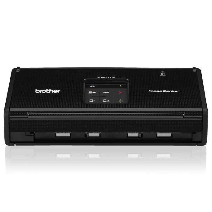 Brother ADS-1000W compact wireless document scanner with automatic document feeder