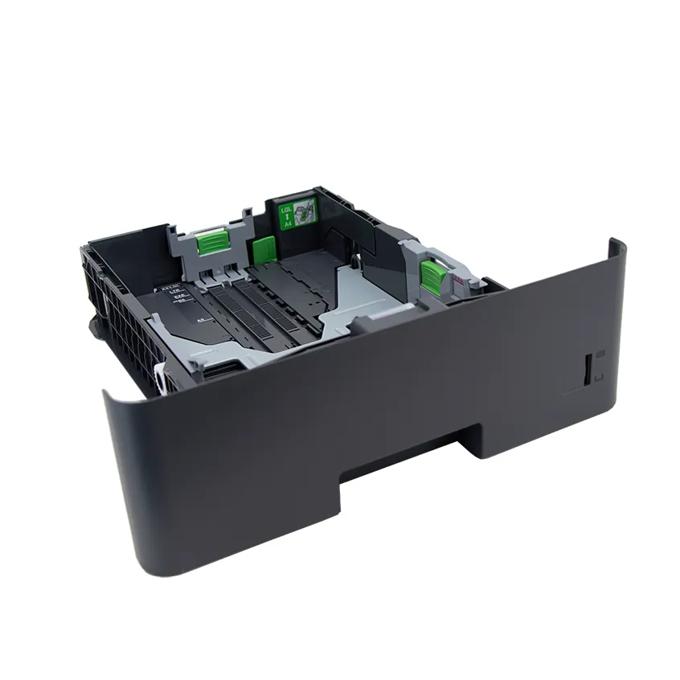 Brother printer paper tray with open dual-sided printing mechanism