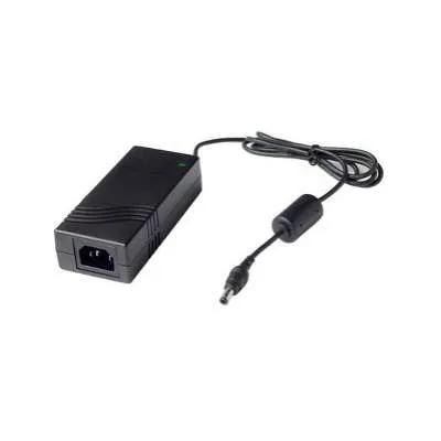 Brother printer power adapter with cable and connector on white background