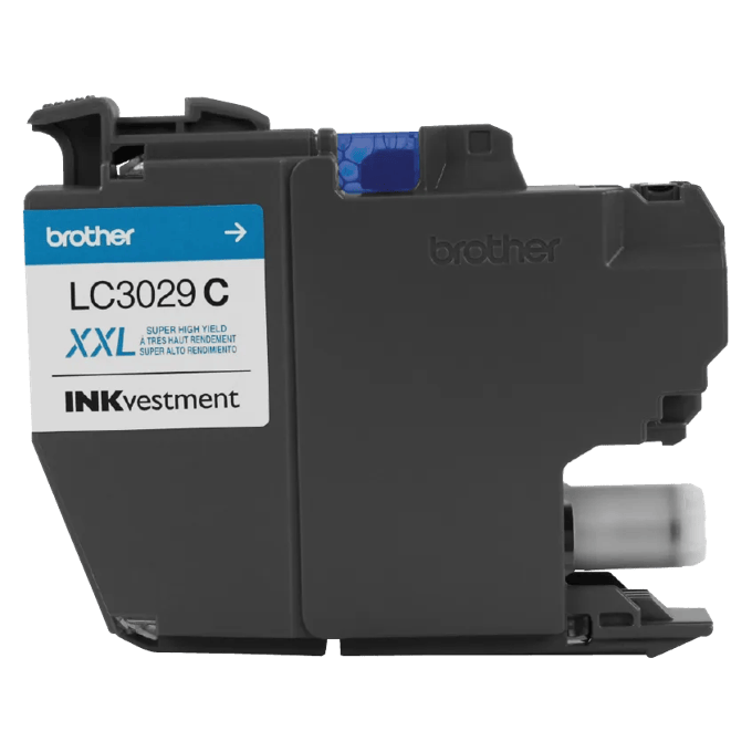 Brother Genuine LC3029C INKvestment Super High-yield Cyan Ink Cartridge, Cyan, large