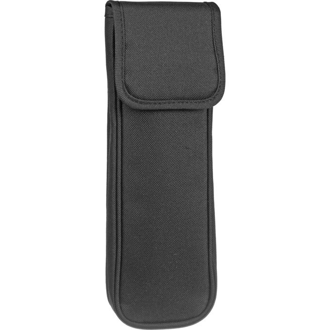 Brother mobile printer carrying case with hook-and-loop closure in black nylon