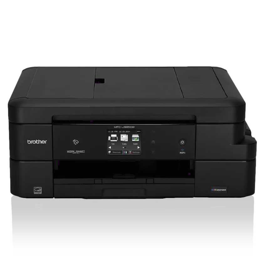 Brother MFC-J985DW all-in-one wireless inkjet printer with touchscreen display