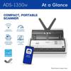 Brother ADS1350W Wireless Compact Desktop Scanner, , small