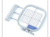 Brother embroidery hoop with built-in grid for precise fabric alignment
