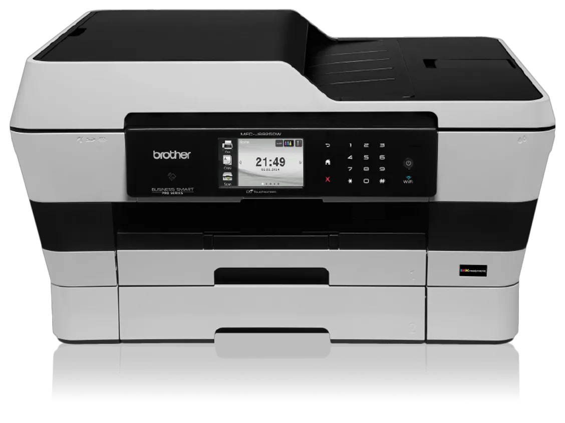 Brother MFC-J6925DW all-in-one color inkjet printer with wireless connectivity and touchscreen