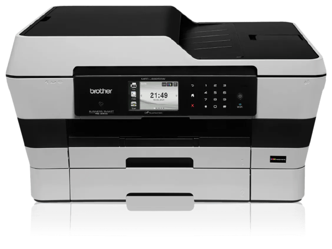 Brother MFC-J6925DW all-in-one color inkjet printer with wireless connectivity and touchscreen