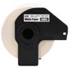 Brother DK-1247 white paper label roll in black cartridge, 103mm x 164mm