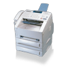 Brother laser fax machine with phone and paper trays