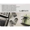 Brother ScanNCut DX software plug-in for Adobe Illustrator with decorative cut designs on laptop