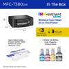 Brother MFC-T580DW wireless color inkjet all-in-one printer with starter ink bottles