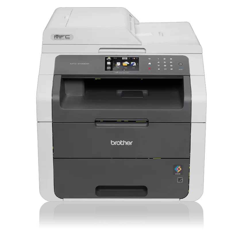 Brother MFC-9130CW wireless color all-in-one laser printer with touchscreen