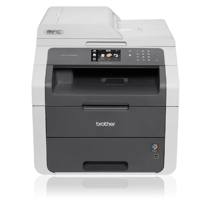 Brother MFC-9130CW wireless color all-in-one laser printer with touchscreen
